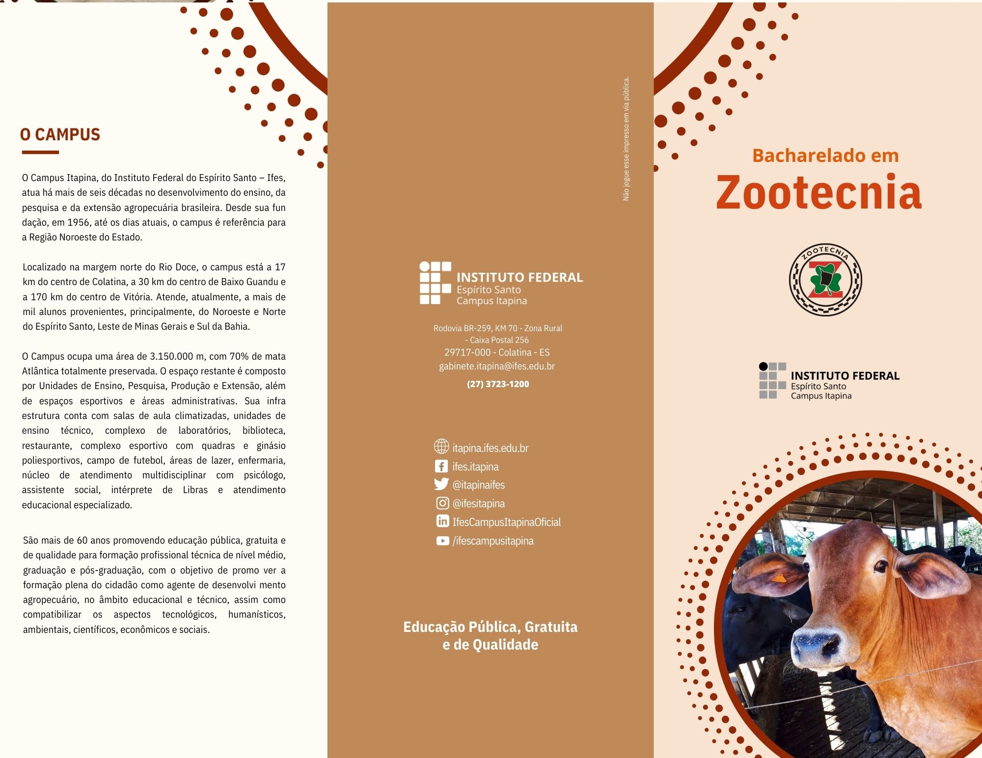 CCSE ITAPINA 210 2022 FOLDERS BACHARELADO EM ZOOTECNIA 1