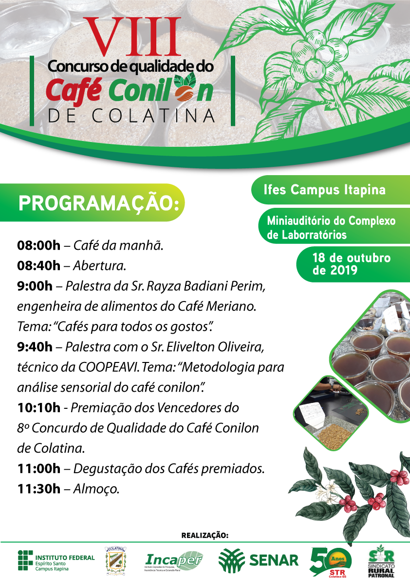 Programacao VIII Cncurso Cafe IFES